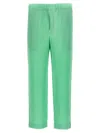 Issey Miyake Elastic Waist Casual Pants