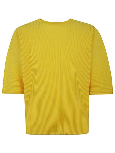 Issey Miyake Mc July Tshirt In Yellow