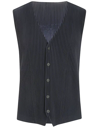 ISSEY MIYAKE HOMME PLISSE` ISSEY MIYAKE MEN BASICS GILET