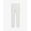 ISSEY MIYAKE HOMME PLISSE ISSEY MIYAKE MEN'S LIGHT GREY BASIC PLEATED RELAXED-FIT WIDE KNITTED TROUSERS