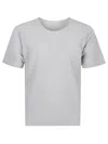 Issey Miyake Homme Plisse'  Men Long Sleeve Roundneck T-shirt In Gray