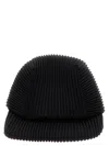 Issey Miyake Pleated Baseball Cap Hats Black In Black