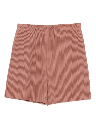 Issey Miyake Homme Plisse'  Men Pleated Shorts In Multi
