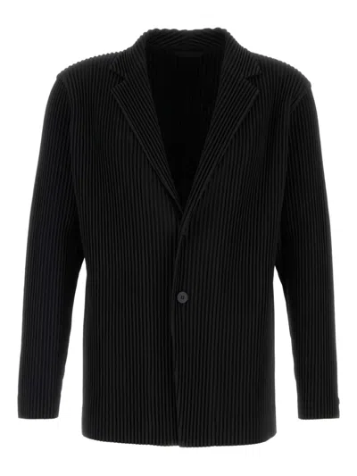 Issey Miyake Black Polyester Blazer