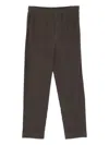 Issey Miyake Homme Plisse'  Pleated Trousers In Brown