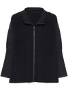 Issey Miyake Homme Plisse'  Men Pleated Zipped Shirt