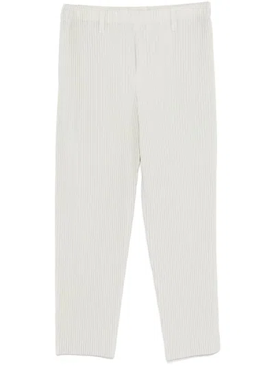 Issey Miyake Homme Plisse'  Men Tailored Pleats Trousers In Neutral