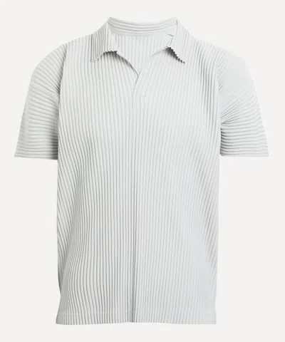 ISSEY MIYAKE HOMME PLISSE ISSEY MIYAKE MENS BASICS PLEATED POLO SHIRT