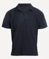 Issey Miyake Basic Pleated Polo Shirt