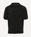 Issey Miyake Black Pleated Fabric Mc April Shirt