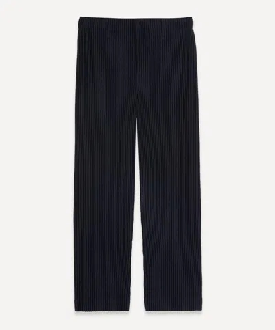 ISSEY MIYAKE HOMME PLISSE ISSEY MIYAKE MENS PLEATED STRAIGHT LEG TROUSERS