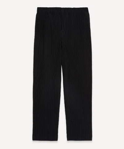ISSEY MIYAKE HOMME PLISSE ISSEY MIYAKE MENS PLEATED STRAIGHT LEG TROUSERS