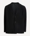 Issey Miyake Homme Plisse  Mens Single-breasted Pleated Blazer