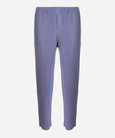 Issey Miyake Homme Plisse  Mens Tailored Pleats 1 Trousers In Blue