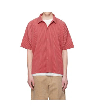 Issey Miyake Monthly Color April Shirt In Red