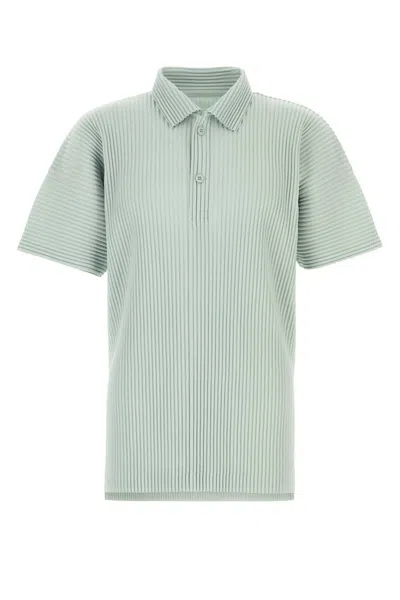 Issey Miyake Polo Shirt Polyester Short Sleeves Regular Fit In Green
