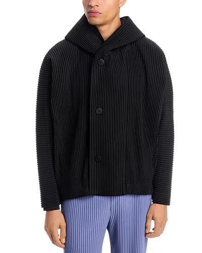 Issey Miyake Homme Plisse  Monthly Colors March Blouson In Black