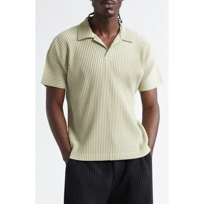 Issey Miyake Homme Plissé  Monthly Colors May Pleated Polo