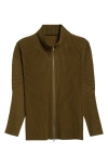 Issey Miyake Homme Plissé  Monthly Colors Pleated Full Zip Jacket