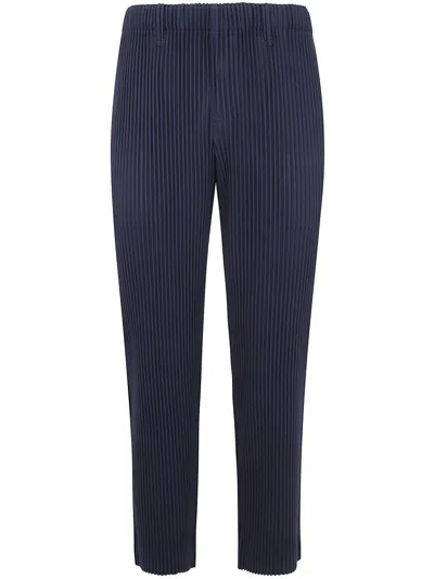 Issey Miyake Homme Plissé  Pants In Blue