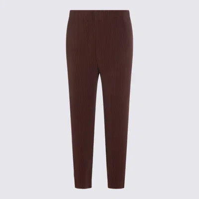 ISSEY MIYAKE HOMME PLISSÉ ISSEY MIYAKE PANTALONI MARRONE