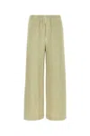 Issey Miyake Pistachio Green Polyester Wide-leg Pant