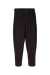 Issey Miyake Pantalone In Poliestere Melanzana  Uomo In Purple