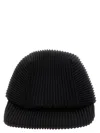 Issey Miyake Pleated Baseball Cap Hats Black