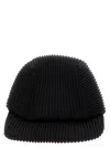 Issey Miyake Pleated Baseball Cap Hats Black