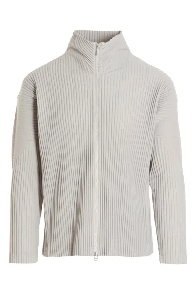 ISSEY MIYAKE HOMME PLISSE' ISSEY MIYAKE PLEATED CARDIGAN