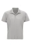 Issey Miyake Ribbed V-neck Polo Shirt With Striped Pattern