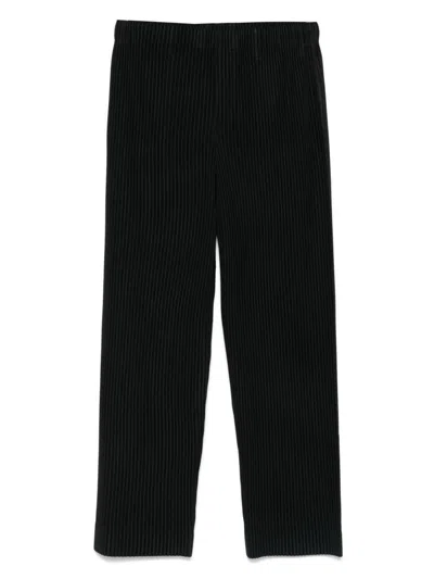 ISSEY MIYAKE HOMME PLISSÉ ISSEY MIYAKE PLEATED STRAIGHT TROUSERS