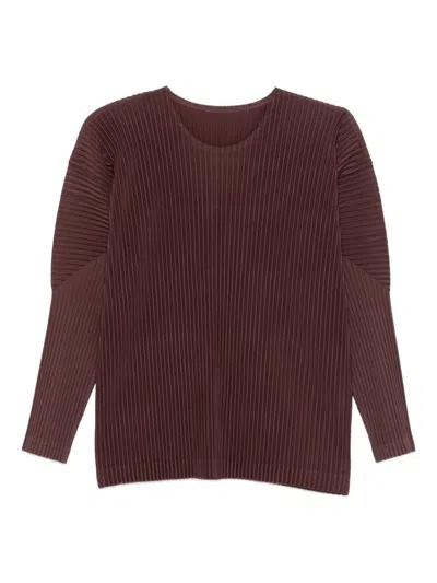 ISSEY MIYAKE HOMME PLISSE' ISSEY MIYAKE PLEATED SWEATER
