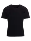 Issey Miyake Black Basics T-shirt In Black