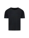 Issey Miyake Black Basics T-shirt In Blue