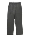 Issey Miyake Straight Leg Trousers Pinstripe Pattern In Gray