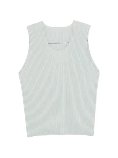 Issey Miyake Homme Plisse'  Pleated Top In Gray