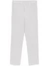Issey Miyake Ribbed Texture Tailored Trousers Pockets