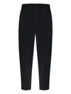 Issey Miyake Ns Coke Gray Compleat Pleated Knitted Trousers In Black