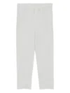 Issey Miyake Ribbed Texture Tailored Trousers Pockets In Gray