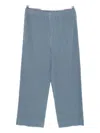 Issey Miyake Homme Plisse'  Men Pleated Trousers In Gray