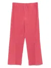 Issey Miyake Wide-leg Trousers Featuring Pleated Detail