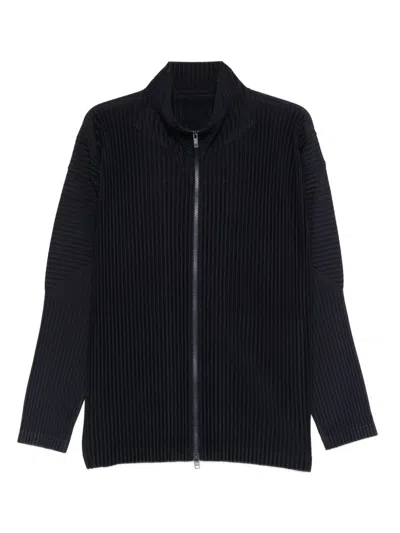 ISSEY MIYAKE HOMME PLISSE' ISSEY MIYAKE PLEATED ZIPPD SHIRT