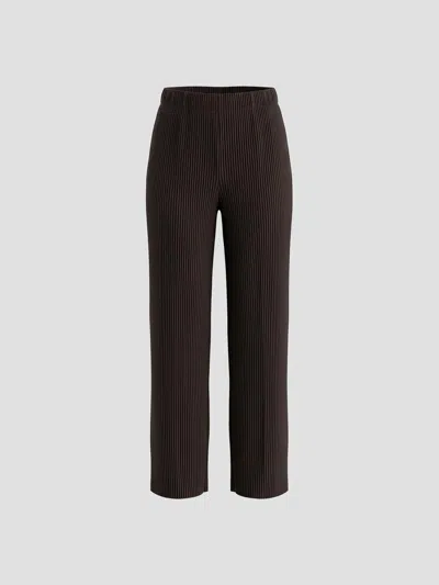 Issey Miyake Homme Plissé  Plissé Mini Pants In 18