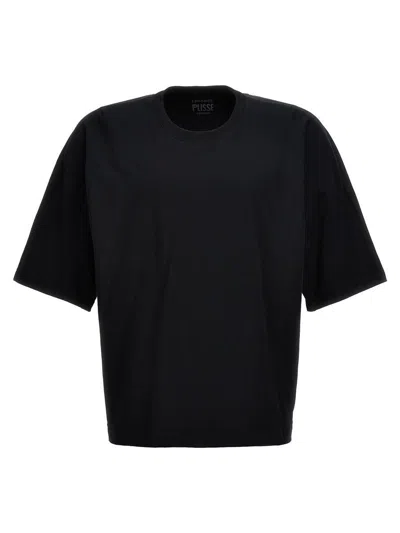 Issey Miyake Homme Plissé  'release' T-shirt In Black