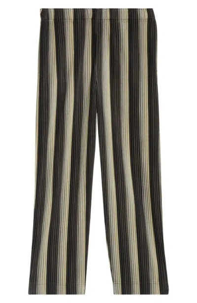 Issey Miyake Homme Plissé  Ronan Bouroullec Stripe 2 Pants In Black