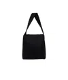 Issey Miyake Black Rounded Square Tote In Black
