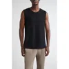 Issey Miyake Homme Plissé  Rustic Knit Sweater Vest In Black