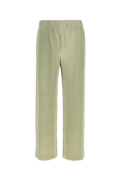 Issey Miyake Homme Plisse'  Sage Green Polyester Pant