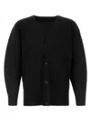 Issey Miyake Cardigan In Poliestere Nero Uomo